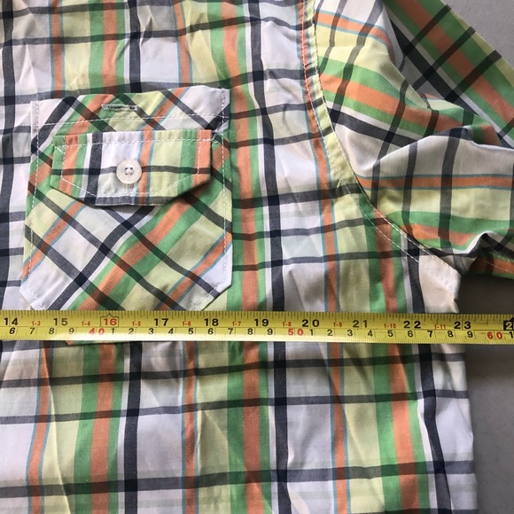 Enyce Mens Short Sleeve Plaid Button Front Casual Shirt Size Large - Picture 5 of 5